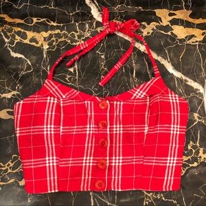 Reformation Halter Crop Top